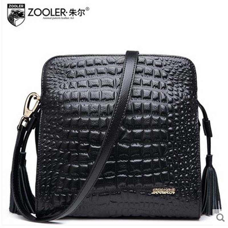 zooler zhuer Crocodile women genuine leather handbag fashion all-match women bags one shoulder cross-body leather women  bag