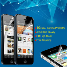 10 pcs/lot  Free shipping Clear Front Screen Protector Guard for Apple iPhone 5 5s