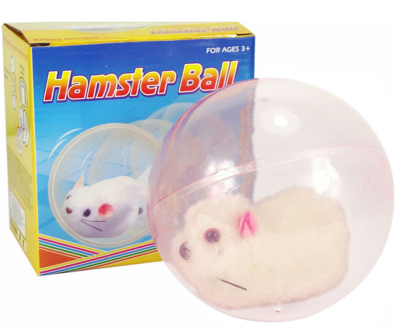 toy hamster in a ball