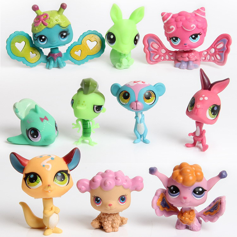 1pcs Little Pet Shop action figures lps toys gift for girls Mini animals Home Accessories birthday