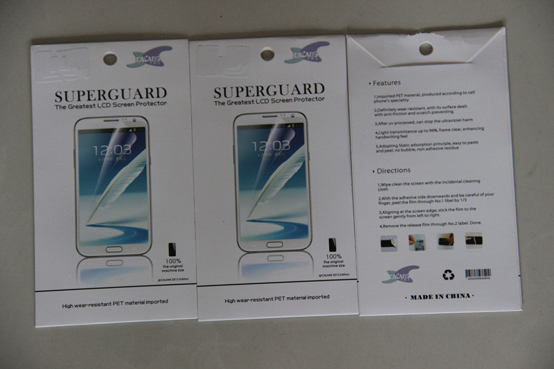 200pcs/lot High quality Guard LCD Clear front Screen Protector Film For Blackberry Classic Q20