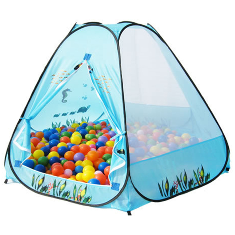 Top Kids Toddler Foldable Pop up Ball Playhouse Castle Play Tent Indoor