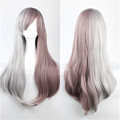 best good quality heat resistant ombre cheap wigs cosplay lolita wig long curly gray hair wigs