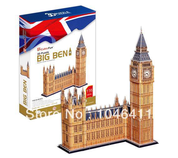 Big Ben CubicFun 3D educational puzzle Paper EPS Model Papercraft Home Adornment for christmas birthday gift
