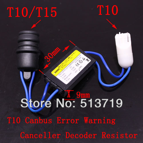 Free shipping T10 Canbus Error Warning Canceller D...