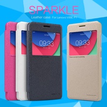 Lenovo VIBE P1 Case cover NILLKIN Sparkle flip cover luxury leather case for Lenovo VIBE P1 with Retailed Package