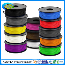 Multicolor 3D Printer Filaments PLA/ABS 1.75mm 3mm for Makerbot Reprap Mendel UP Machine