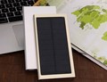 Solar Power Bank Battery Charger Solar Powerbank 20000mah Slim External Battery Pack with Solar Panel Bateria