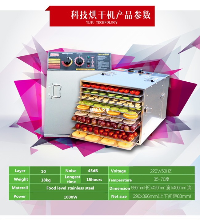 Home use food dehydrator (4.)