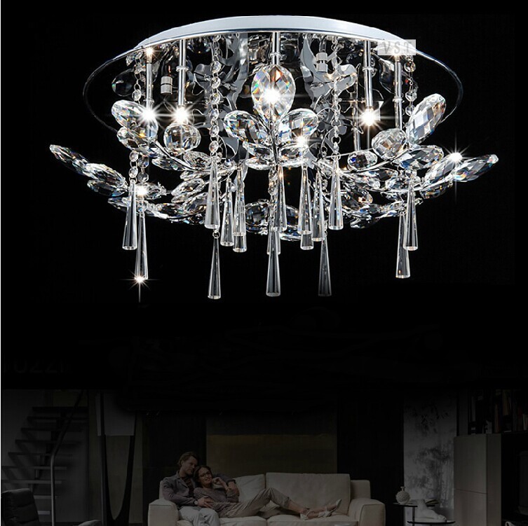 Free Shipping Modern Crystal Chandelier Aisle Lighting Restaurant Bedroom Christmas Lights Bedroom Lights
