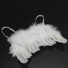 New Fashion 1set Infant Newborn Photo Prop Baby Kids Angel Fairy Feather Wing Costume For Children