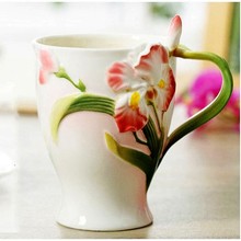 Promotional price Kung fu tea set ceramic Bone China Coffee cup 350ML 400ML 450ML Handpainted coffee