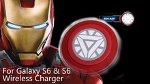 The Avengers Original Iron Man Qi Wireless Charger For SAMSUNG Galaxy S6 G9200 G920S G920T S6