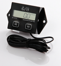 Inductive TACH RPM Tachometer Hour Meter for motorcycle marine motocross pit bike chainsaw Hot selling