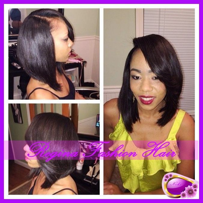 Weave Bobs With Side Bangs Weave Bobs With Side Bangs
