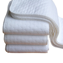 Free shipping 10pcs lot 6 Layers super absorbent soft and Breathable Baby disapers washable Modern Cloth