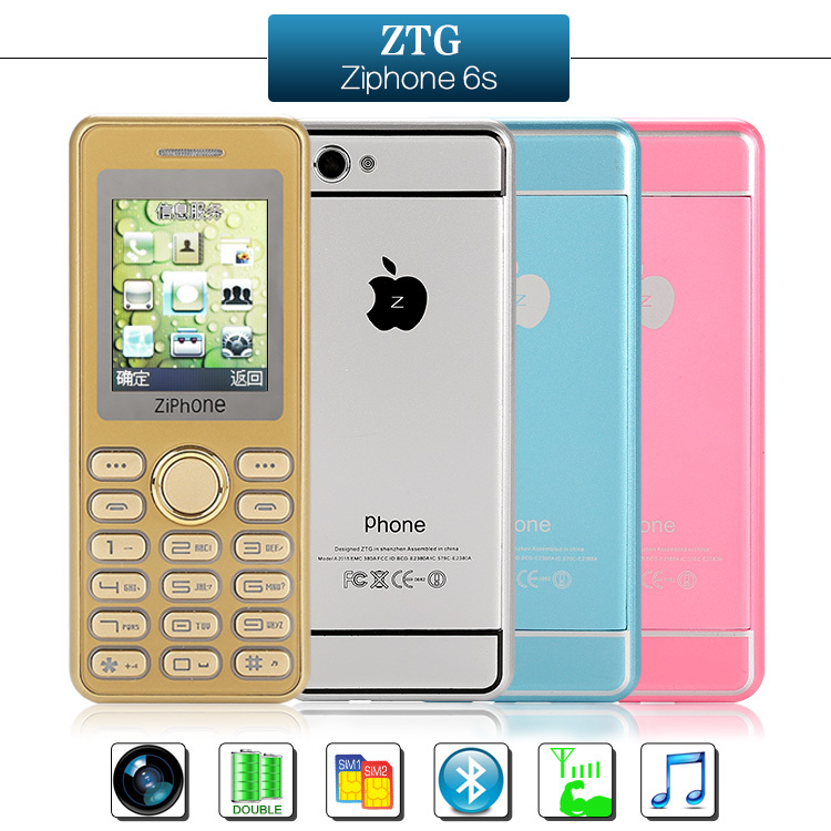 Купить Ztg zipone 6s ультра тонкий мини мобильный телефон для студента ...