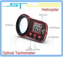 SkyRC Helicopter Optical Tachometer 3D glass screen 5 presets of Flashing Frequency/RPM for rc drone aircraft low ship Toy kids