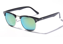 10 Colors New 2015 Retro Clubmaster Sunglasses Men Fashion Half Frame Metal Vintage Coating Sunglass Women