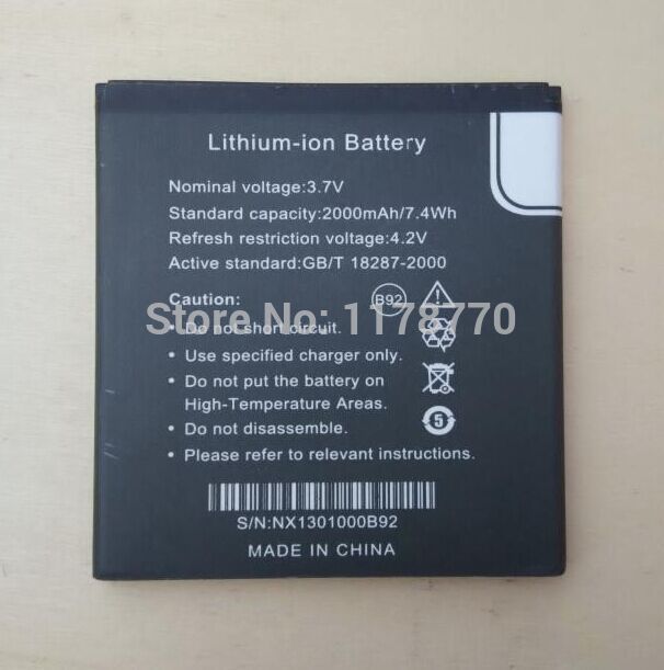 1 *   2000     B92 B92M  Batterij Bateria