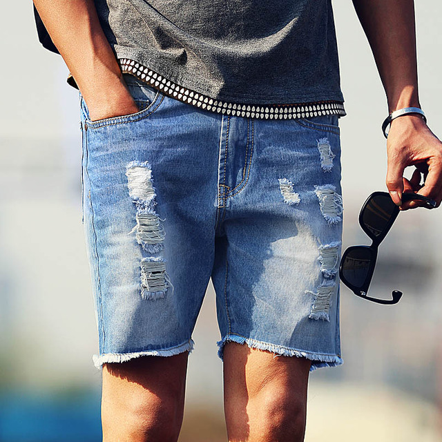 aliexpress beli baru 2016 musim panas kasual celana pendek pria sale mode denim ripped aliexpress beli baru 2016 musim panas kasual celana pendek pria sale mode denim ripped