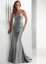 Cheap Mermaid Bridesmaid Dresses Vestido De Madrinha Formal Beading Sparking Floor-Length Party Gown Made In China Free Shipping