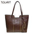 2016 New Women Messenger Bags With Tassel Famous Designers Leather Handbags Large Capacity Women Bags Shoulder