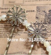 100pcs/lot Flower hairpin/bobby pin