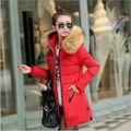 2621 2016 Women coats Fur collar Slim Parka women jackets Chaquetas invierno mujer Duck down