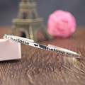 3mm Custom Name Bracelet Female 925 silver Engraved Bangles Personalized with Love Words Valentines Day Gift