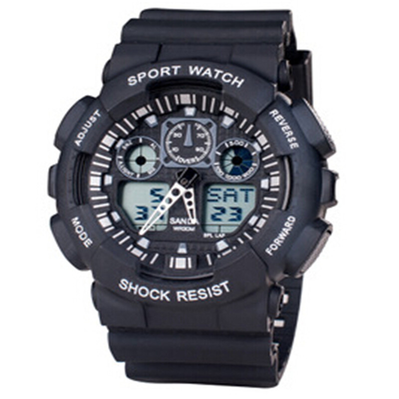 new Men s fashion watches mountaineering watches Multi function digital watch quartz watch