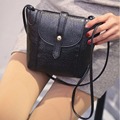 Black Red Solid Color Women s Leather Handbags Fashion Ladies Mini Shoulder Bag Female Small Messenger