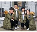 2016 winter new in father mother son and daughter family wear cotton padded outerwear jacket fashion