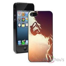 Climbing at Sunset Protector back skins mobile cellphone cases for iphone 4/4s 5/5s 5c SE 6/6s plus ipod touch 4/5/6