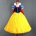 Adult Snow White Princess Dress Stage Cosplay Clothing Cloak Petticoat Halloween Cosplay Costume Hallowmas Cos Costume