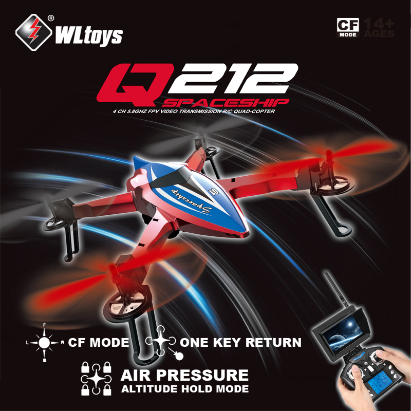 Original WLtoys Q212 Without Camera 2 4G 6 Axis RC font b Drone b font 3D