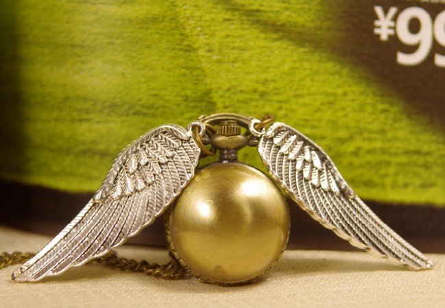 Drop shipping Necklace Pendant Bronze golden Shell wing Chain Antique women man boy girl lady new
