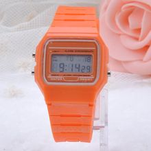 Led wristwatches Men Women silicone Digital watches 2015 Hot Sale Fashion Casual Jelly Clock J 60CMHM105