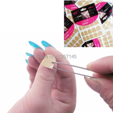 Russia Free Shipping Cute Sticky False Nail Tips Double Sided Adhesive Tapes Stickers Fingernail Art 10pcs/Lot MHiLHG