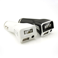 Newest Car MP3 Player Wireless FM Car Transmitter Cigarette Lighter Car Kit and Car Charger 2