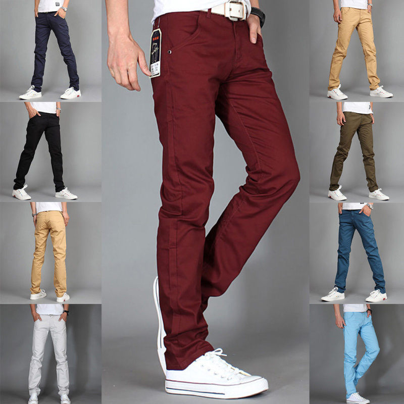 mens casual stretch pants