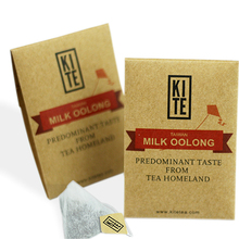 TaiWan Milk Oolong Tea 48 pieces Whole Leaves Black Tea in Pyramid Tea Bags 3 Gift