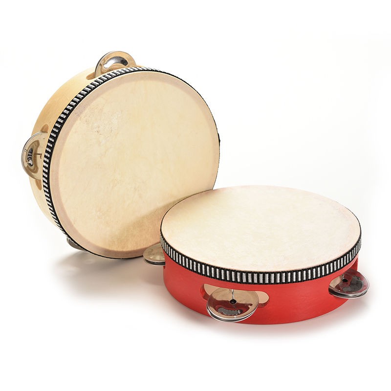 childrens wooden tambourine