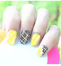 Fashion nail art tools women beauty gold and silver 3D nail art sticker line DIY UV