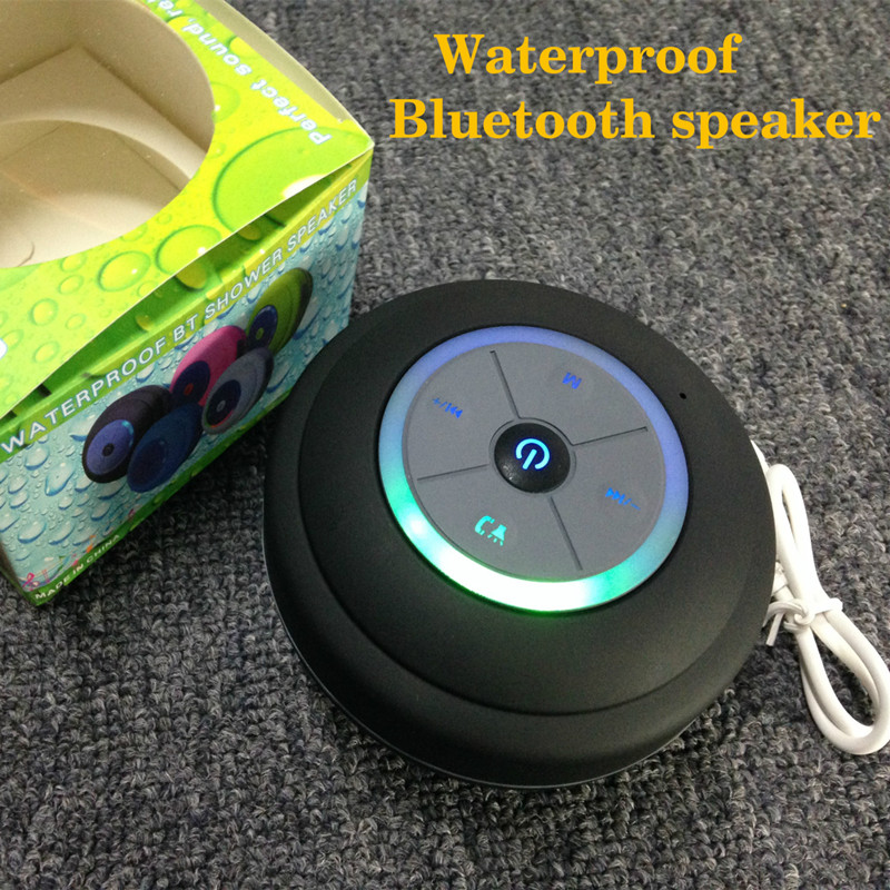 Free Shipping Suction Cup Waterproof Bluetooth Shower Speaker Support TF Card And FM Radio Free Shipping Suction Cup Waterproof Bluetooth Shower Speaker Support TF Card And FM Radio