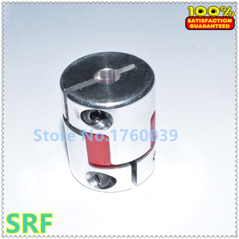 Description Picture 2 of item4pcs/lot 6.35mmx10mm step motor shaft coupler flexible coupling OD 25mmx30mm Plum flexible coupling