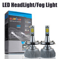H7 LED headlight 32W 4400LM 6000K for car Automotive Headlight and Fog lamp H1 H3 H4