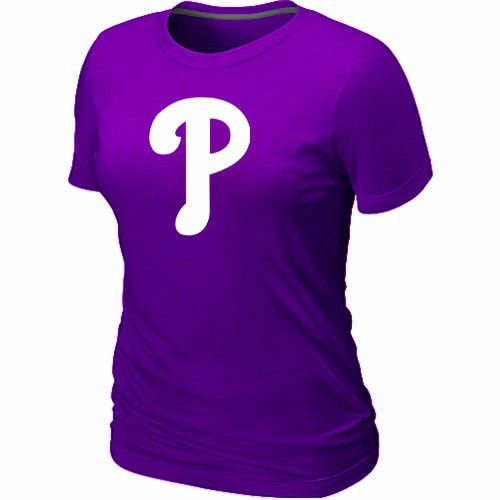 MLB Philadelphia Phillies Heathered Purple Women's Nike Blended T-Shirt