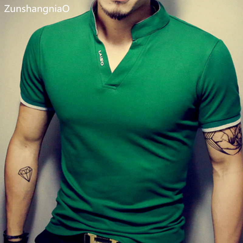 Online Get Cheap V Neck Polo Shirts for Men Alibaba Group