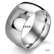 Free Shipping Wholesale Fashion Jewelry Titanium 316L Stainless Steel Glossy Promise Men’s Wedding Lovers Rings